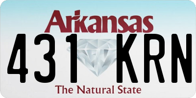 AR license plate 431KRN