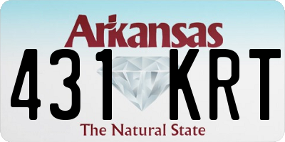 AR license plate 431KRT