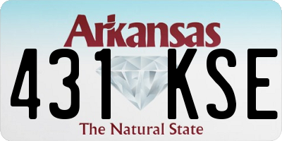 AR license plate 431KSE