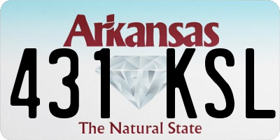 AR license plate 431KSL