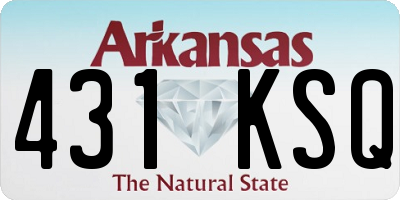 AR license plate 431KSQ