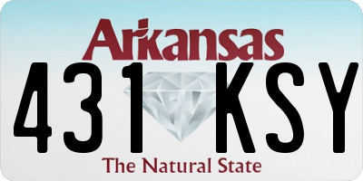 AR license plate 431KSY