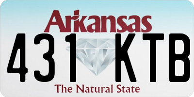 AR license plate 431KTB