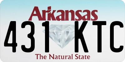AR license plate 431KTC