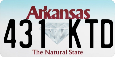 AR license plate 431KTD