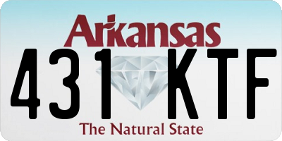 AR license plate 431KTF