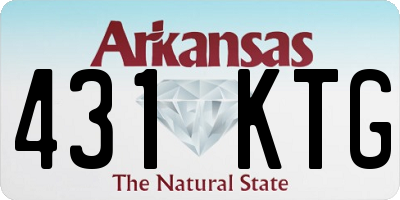 AR license plate 431KTG