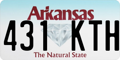 AR license plate 431KTH
