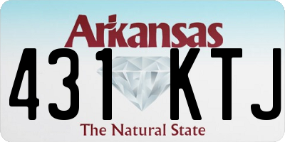 AR license plate 431KTJ