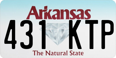 AR license plate 431KTP