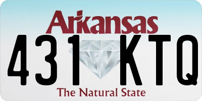 AR license plate 431KTQ