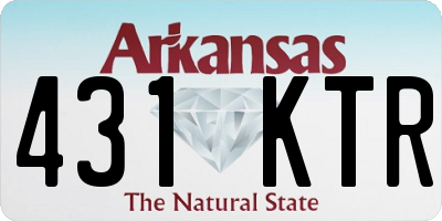 AR license plate 431KTR