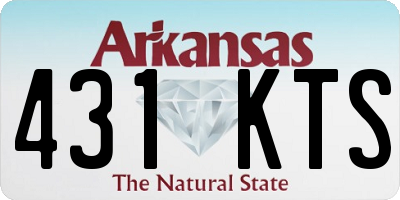 AR license plate 431KTS