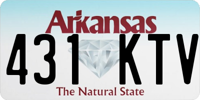 AR license plate 431KTV