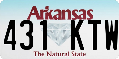 AR license plate 431KTW