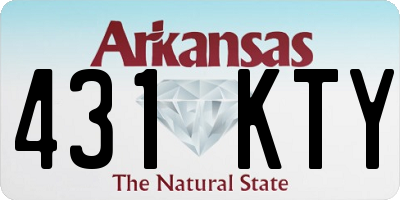 AR license plate 431KTY
