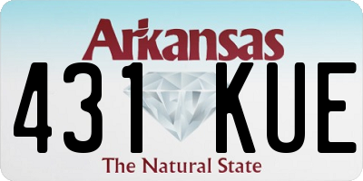 AR license plate 431KUE