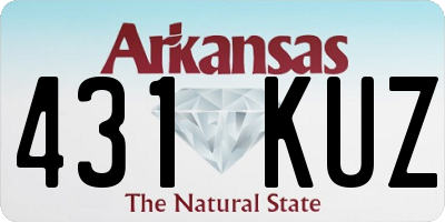 AR license plate 431KUZ