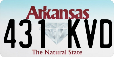 AR license plate 431KVD