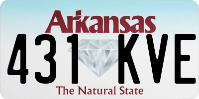 AR license plate 431KVE
