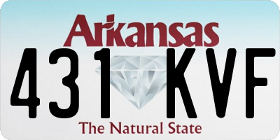 AR license plate 431KVF