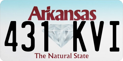AR license plate 431KVI