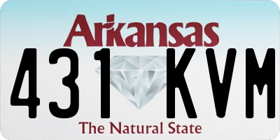 AR license plate 431KVM