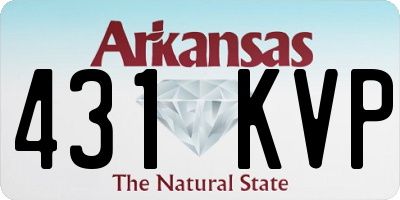 AR license plate 431KVP