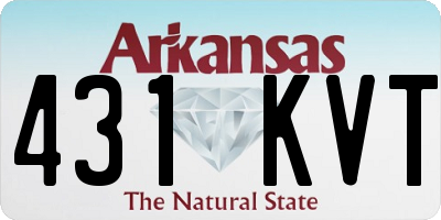 AR license plate 431KVT