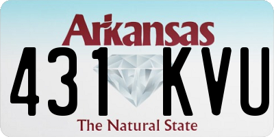 AR license plate 431KVU