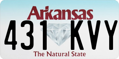 AR license plate 431KVY