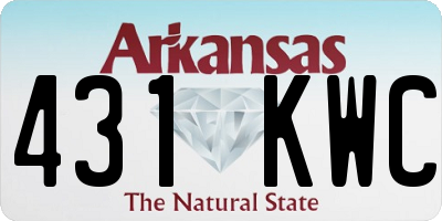 AR license plate 431KWC