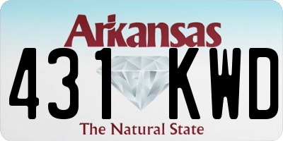 AR license plate 431KWD