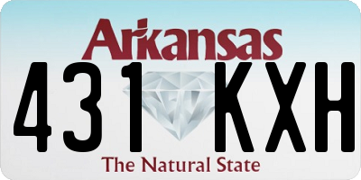 AR license plate 431KXH