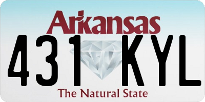 AR license plate 431KYL