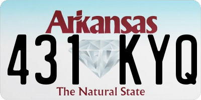 AR license plate 431KYQ