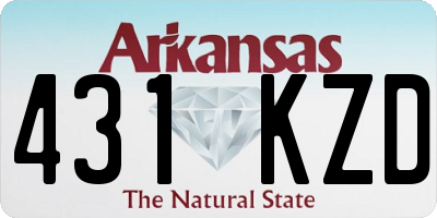 AR license plate 431KZD