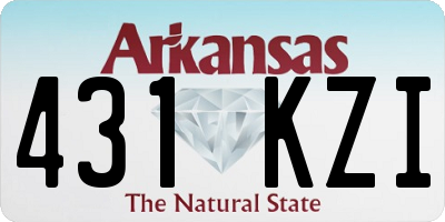 AR license plate 431KZI