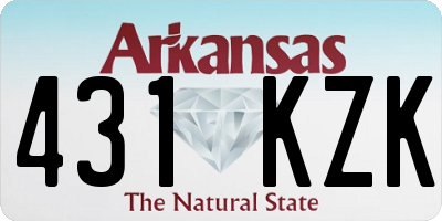 AR license plate 431KZK