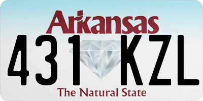AR license plate 431KZL