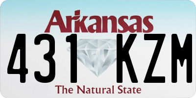 AR license plate 431KZM