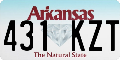 AR license plate 431KZT