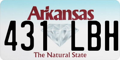 AR license plate 431LBH