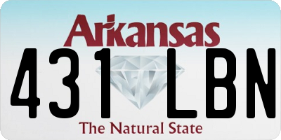 AR license plate 431LBN