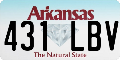 AR license plate 431LBV