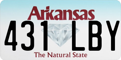 AR license plate 431LBY