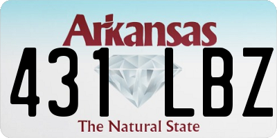 AR license plate 431LBZ