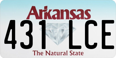 AR license plate 431LCE