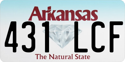 AR license plate 431LCF