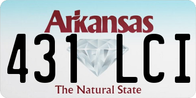 AR license plate 431LCI